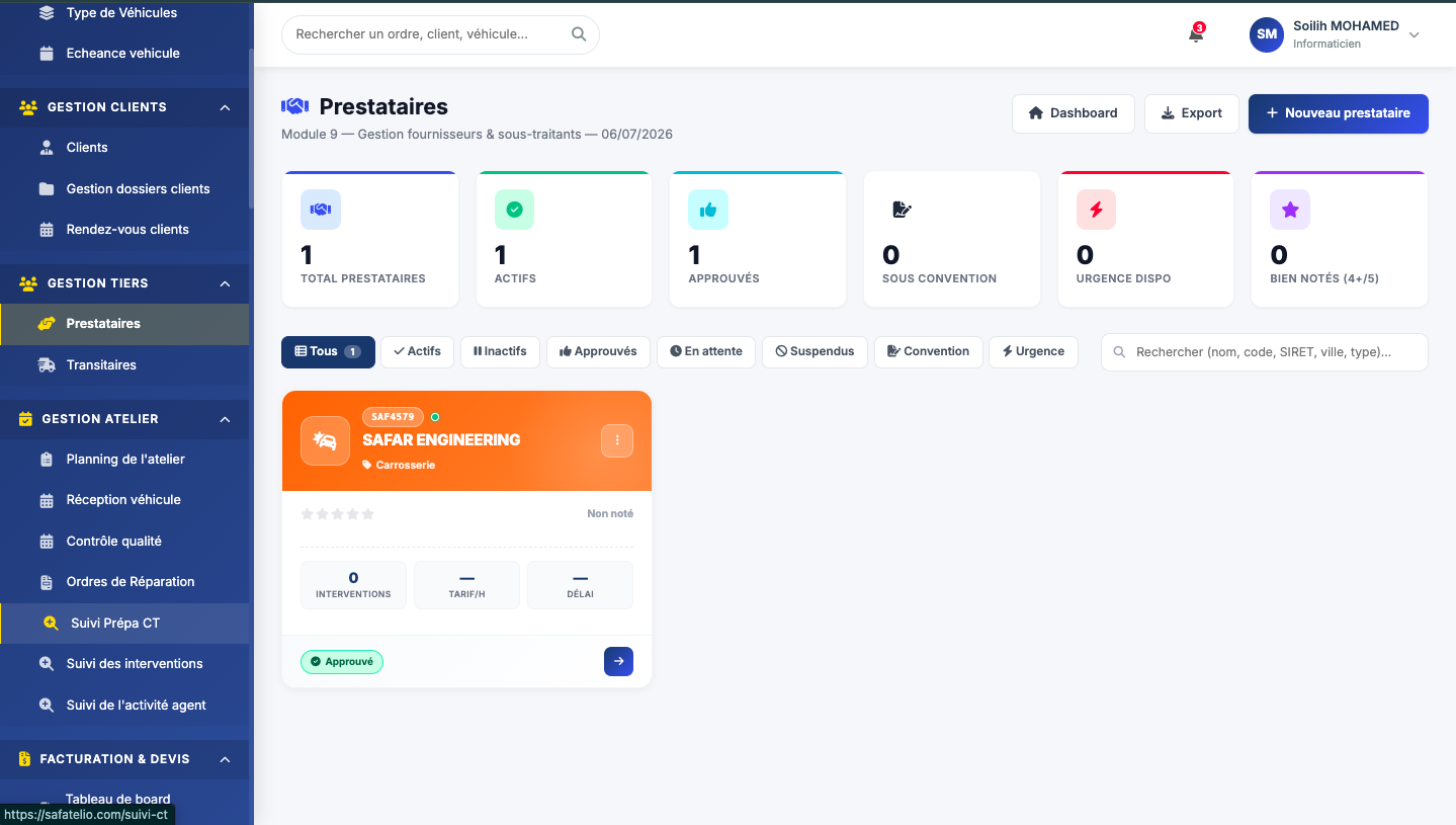 Gestion Tiers